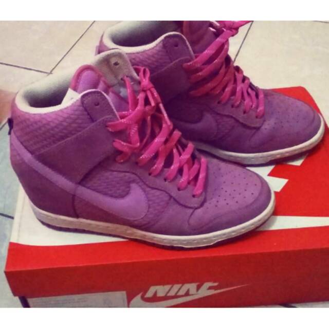 nike dunk sky hi purple