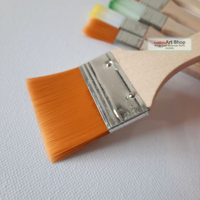 Kuas Lukis Bali Artist 368 - Kuas Lukis Nylon Flat