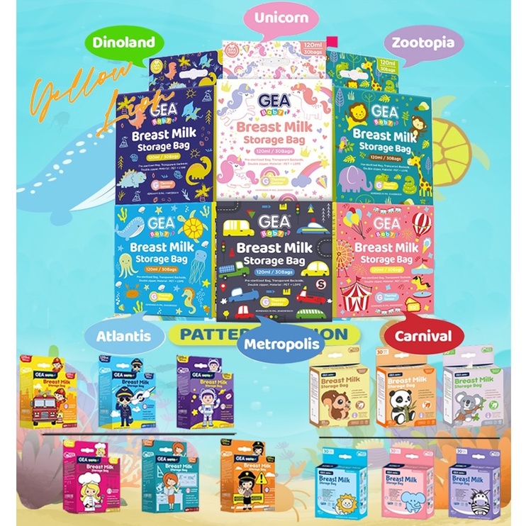 Kantong Asi GEA BABY isi 30 bags (120 ml)