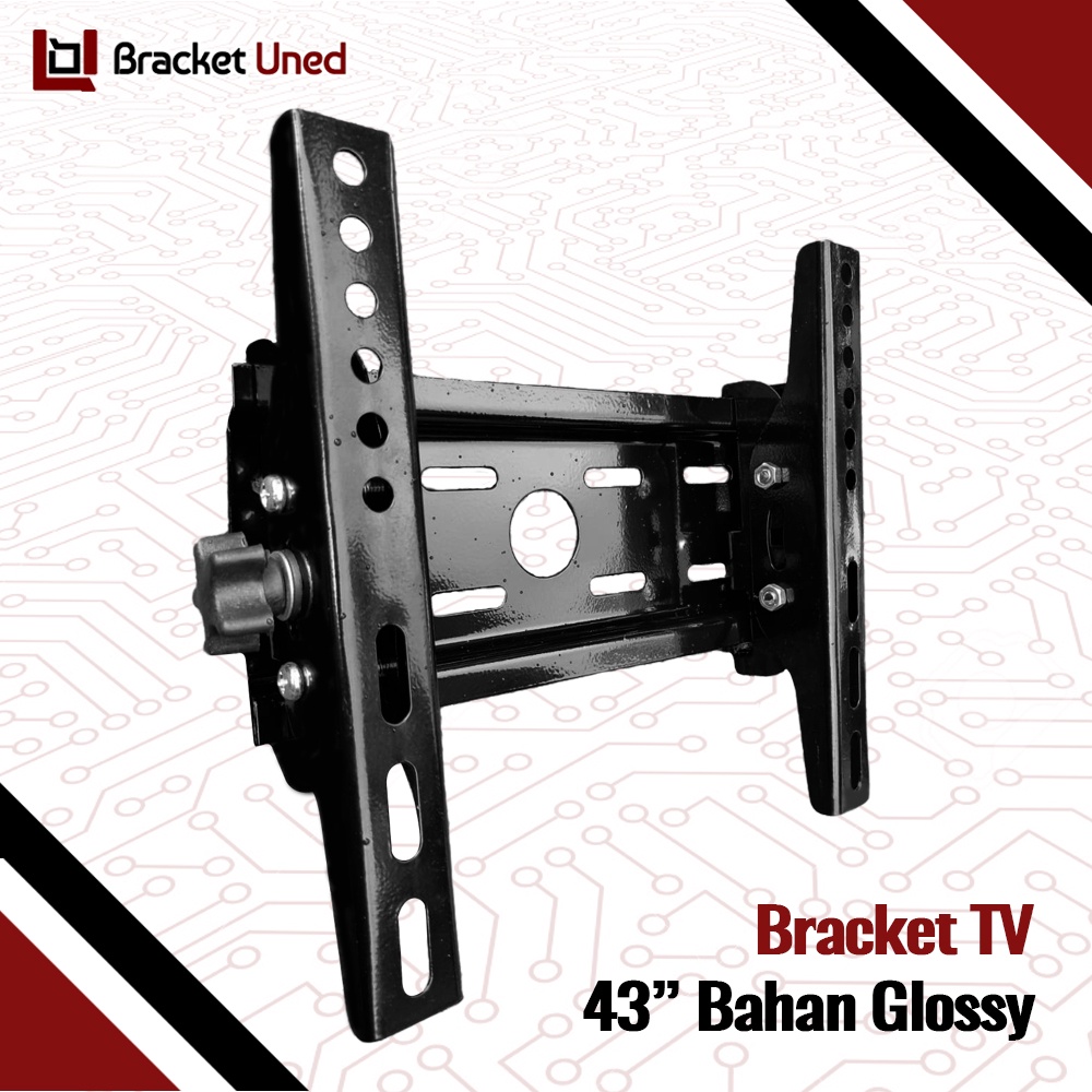 Breket Braket Bracket TV 40 32 42 43 24 Inch Bisa Nunduk Dangak Semua Merk 14 - 43 New Model Premium