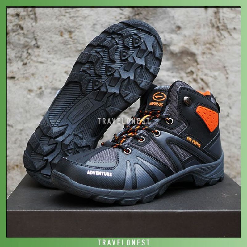 Sepatu Gunung Air Protec Arizona Adventure Protector Outdoor Trekking Hiking Bandrol 378.000