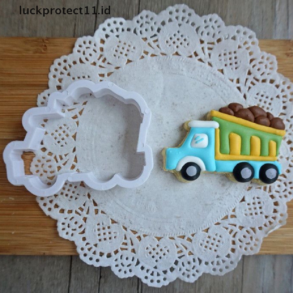 //HG&amp;ID// 8pcs car truck Cutter Sugarcraft Cake Decorating Cookies Pastry Mould DIY .