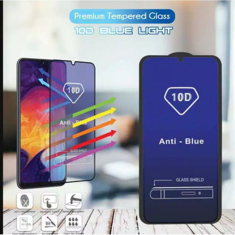 Tempered Glass Full iPhone 11 Pro Max Blue