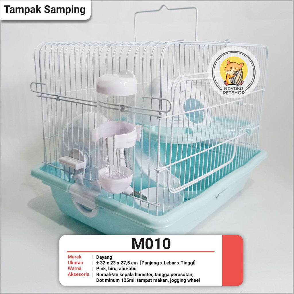 Dayang M010 Kandang Kepala Hewan Hamster Tingkat 2 Lantai