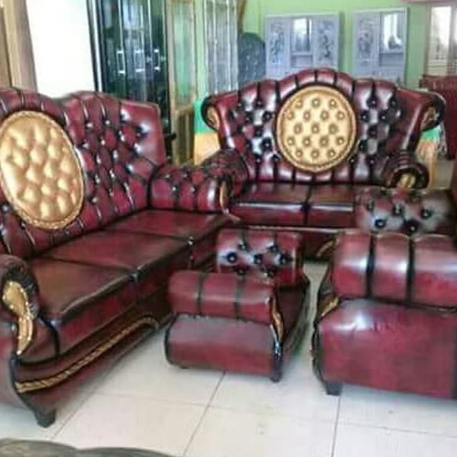 Februari Maniss Sofa Jaguar Besar - Maroon Kode 472