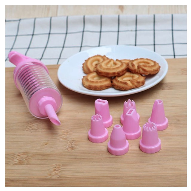 Adda Home - Baking Accessories - Cetakan Adonan Kue Krim Roti Set 8 Nozzle