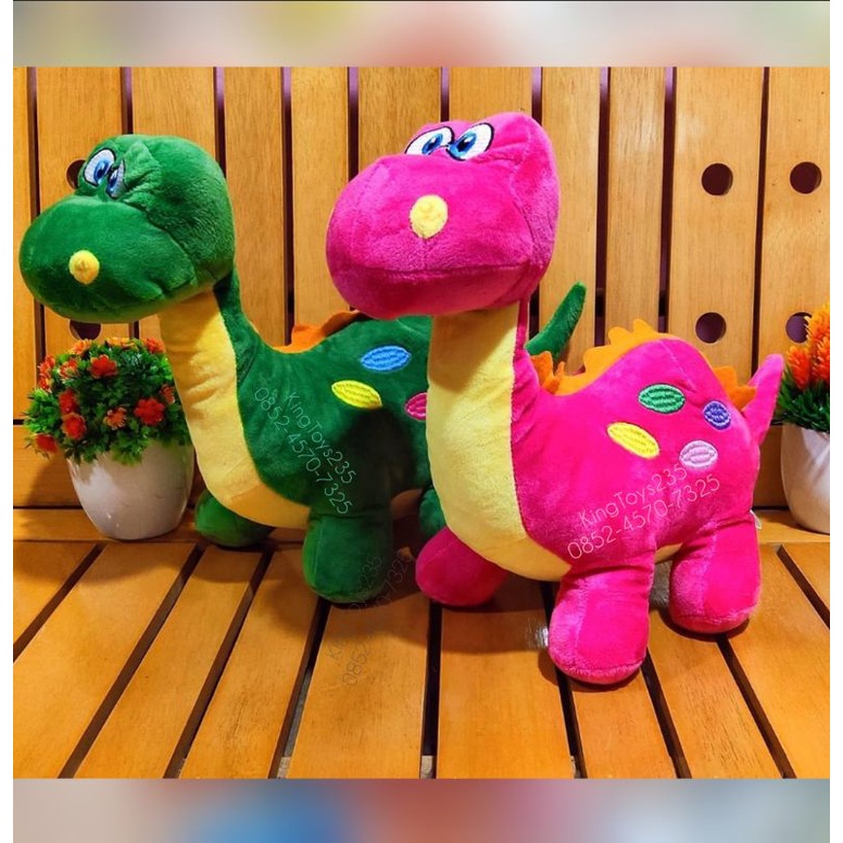 Boneka Dino Leher Panjang Dinosaurus Bronto Dinosaurs Brontosaurus