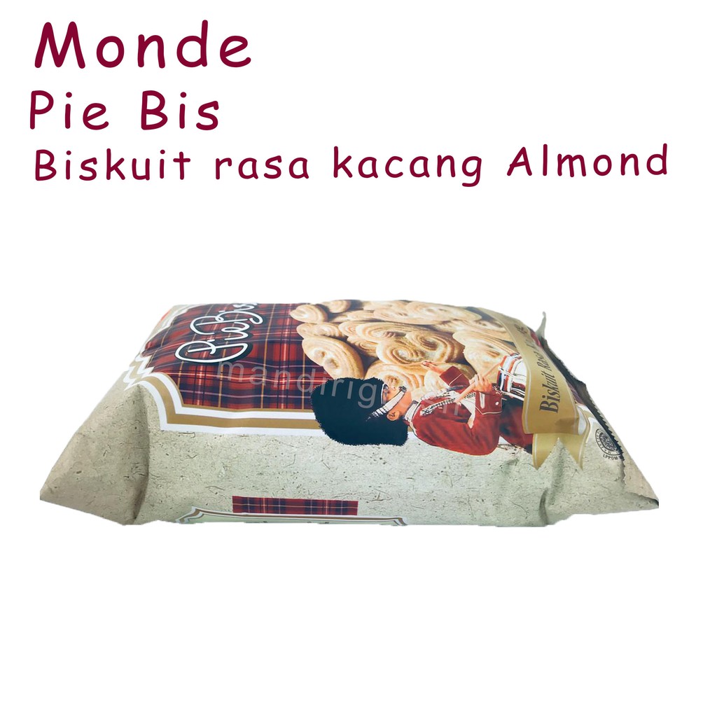 BISKUIT RASA KACANG ALMOND *MONDE * 190g