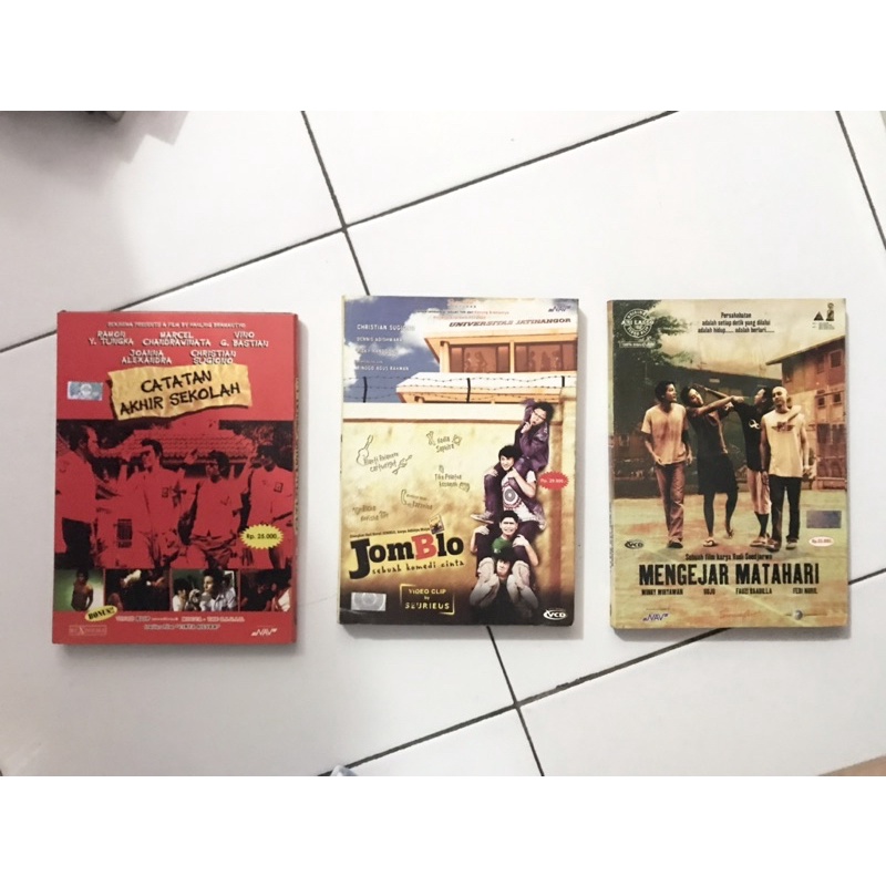 (preloved) VCD Mengejar Matahari, Catatan Akhir Sekolah, Jomblo