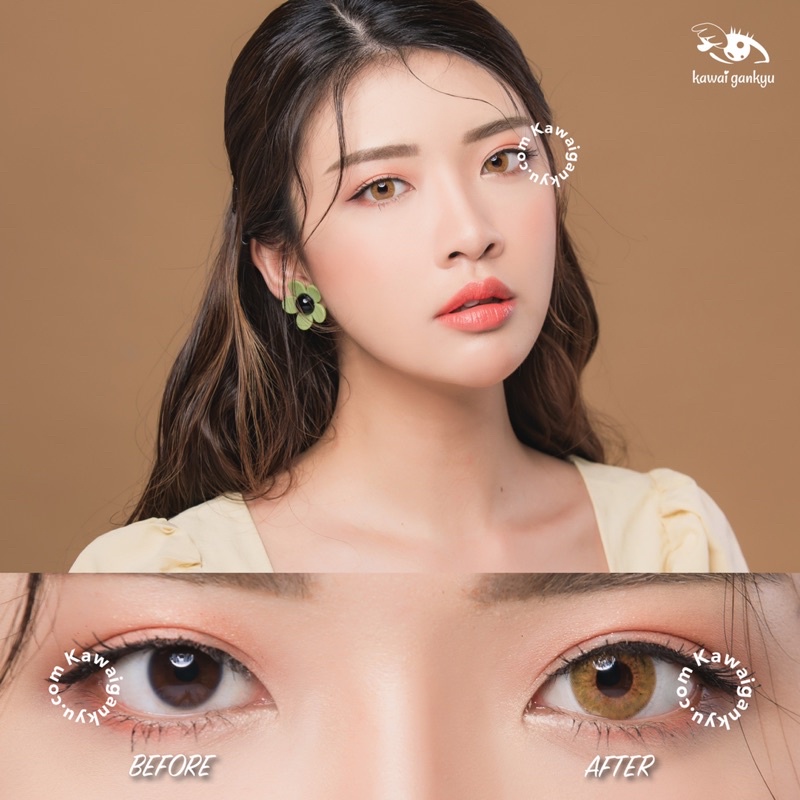 KawaiGankyu softlens - Princess symphony hazel (1botol)