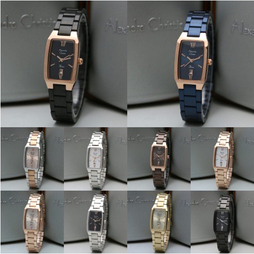 Jam Tangan Alexandre Christie 2455 Jam Tangan Wanita Original Garansi 1 Tahun Resmi / AC 2455