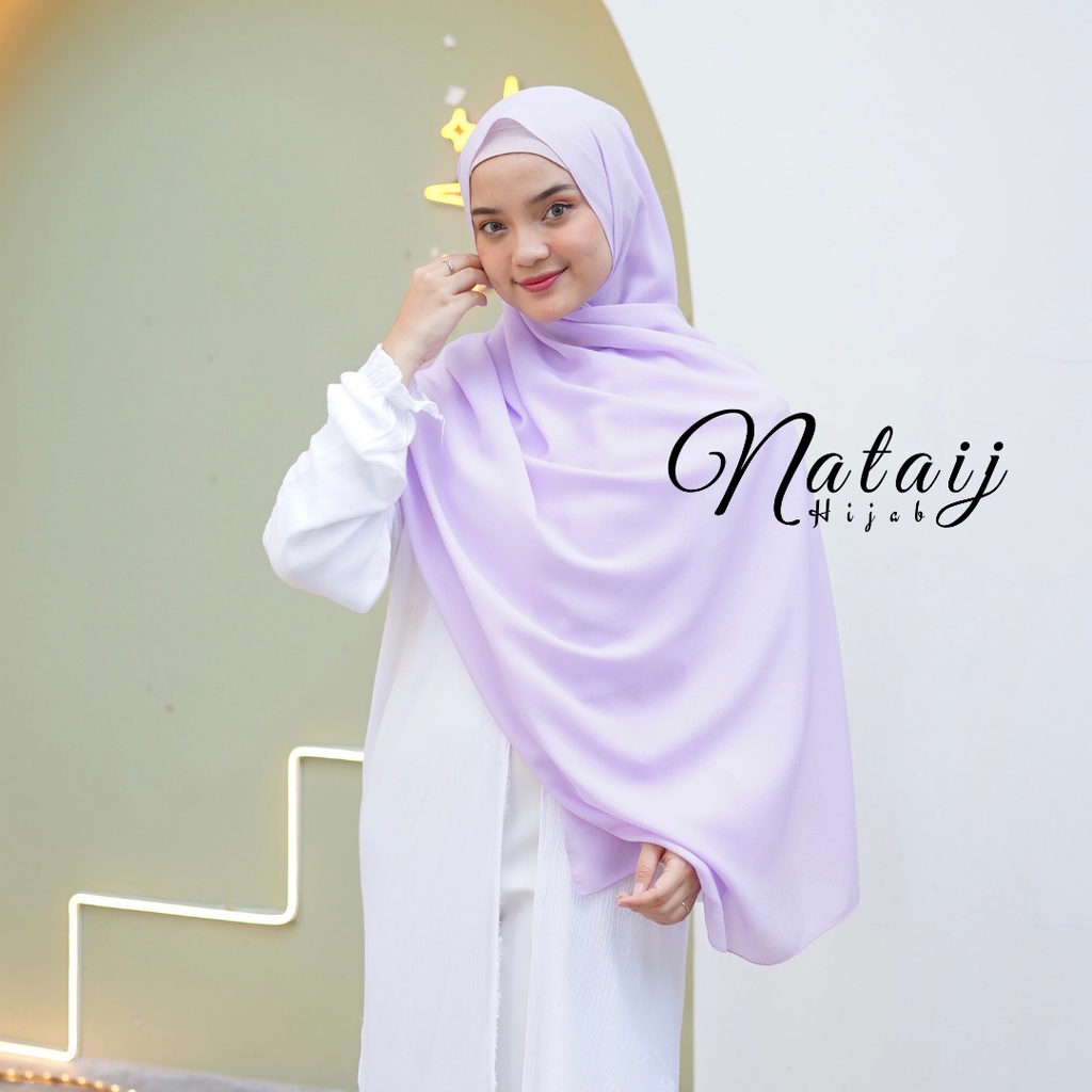 Pashmina Diamond 180x75 / Hijab Pashmina / Pasmina / Hijab / Jilbab / Kerudung / Pashmina Sabyan-LILAC