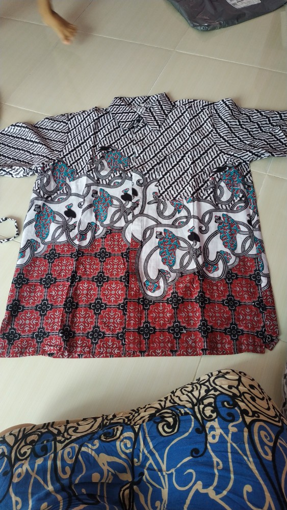 Tunik Batik Wanita M L Xl Xxl Jumbo Tunik Batik Serut