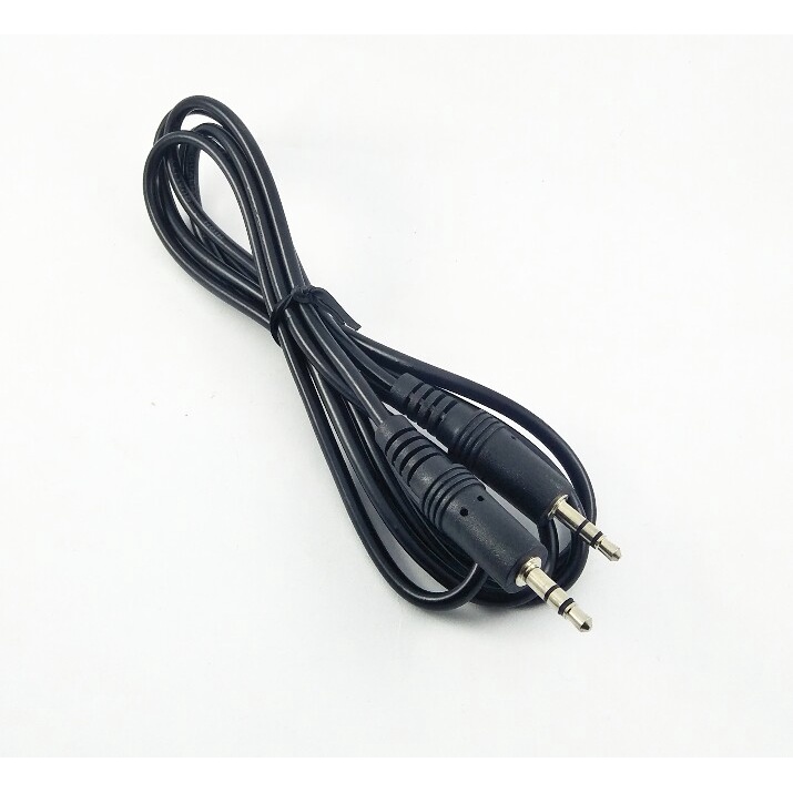 KABEL 1 JACK MINI STEREO TO 1 JACK MINI STEREO 1,5M FULL HITAM/ KABEL AUDIO/ KABEL VIDEO/ KABEL AUDIO VIDEO MURAH/ KABEL AUDIO VIDEO BAGUS