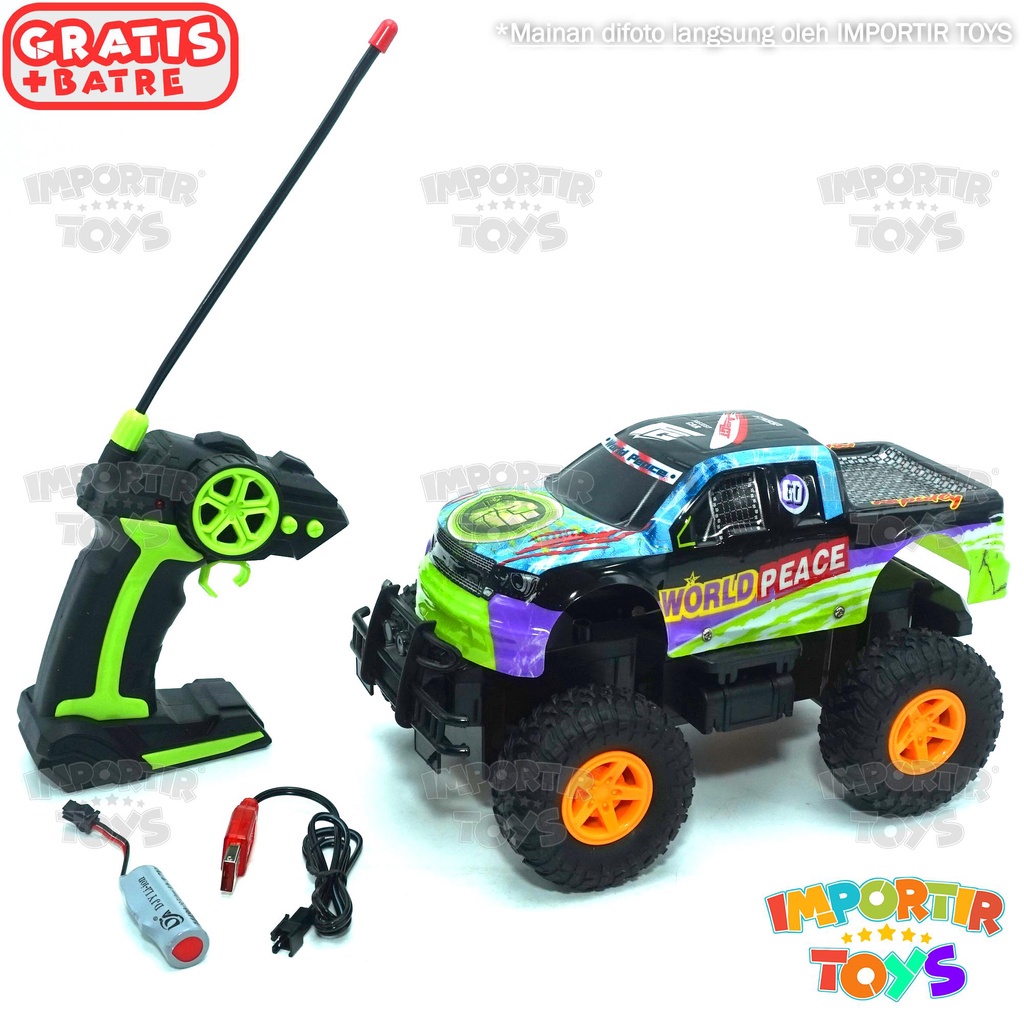 Mobil Remote Control Jeep Off Road With Light RC Car Jumbo