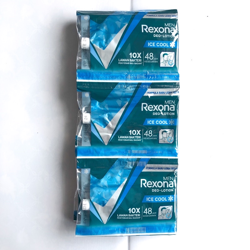 (12 Pcs) Rexona Men Deo Lotion Ice Cool Sachet