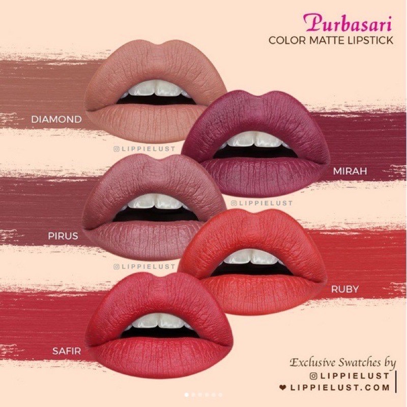 Purbasari Lipstick Color Matte