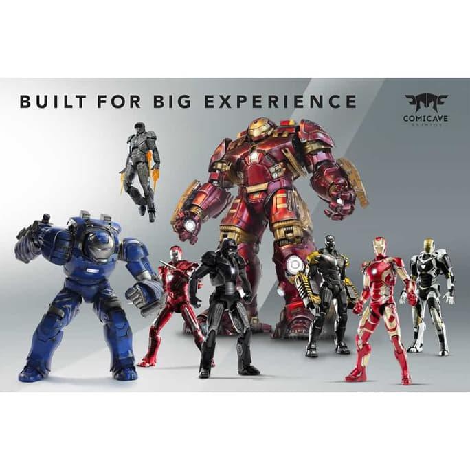 Pengiriman Cepat COMICAVE OMNI CLASS 1/12 SCALE HULKBUSTER IRONMAN MARK 44 DIECAST PO BANTING HARGA