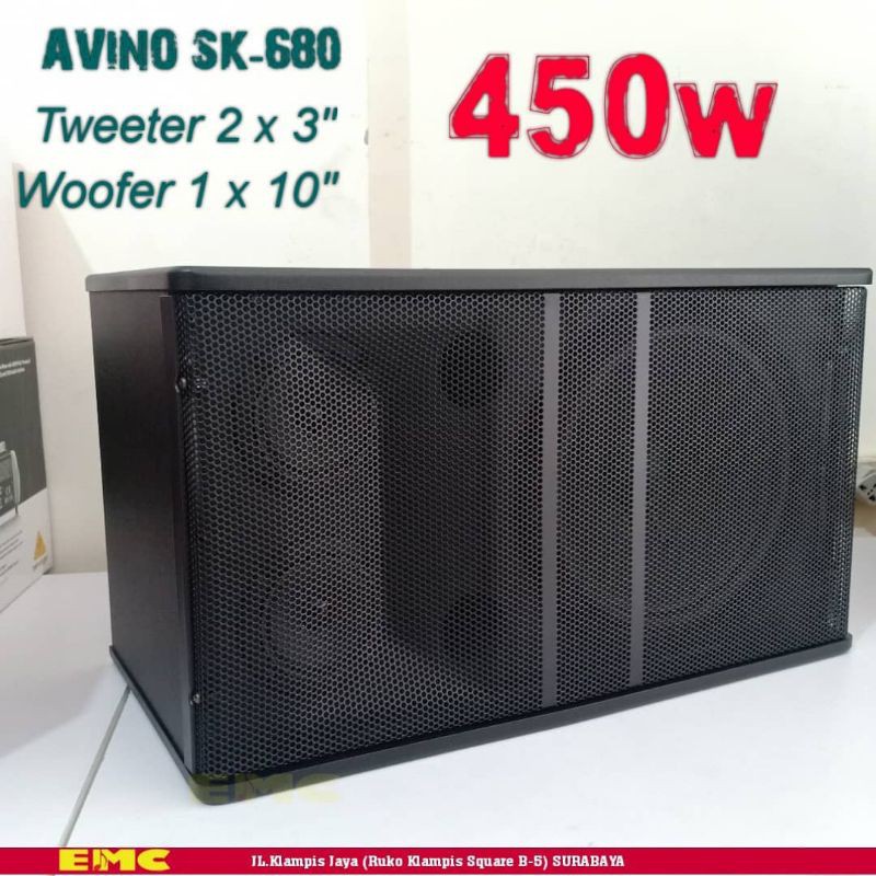 AVINO SK-680,SPEAKER KARAOKE 450W
