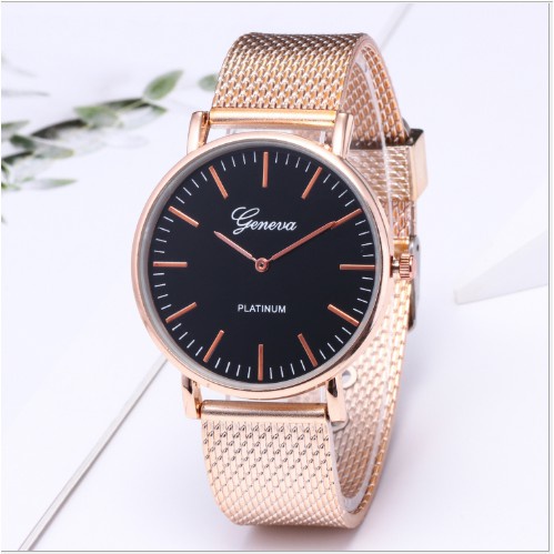 ✅Grosir Jam Senen - Jam Tangan Unisex Couple Strap Logam Imitasi Eropa