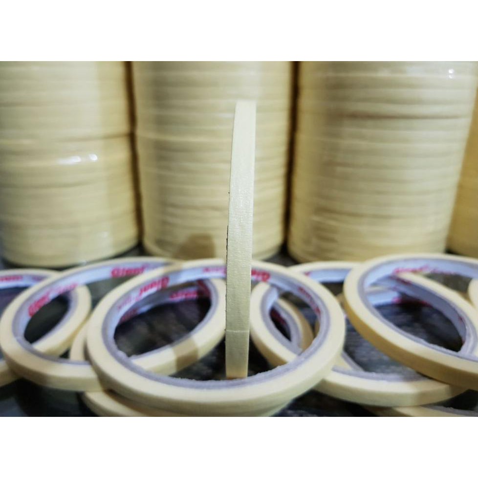 

MASKING TAPE 6 MM - LAKBAN KERTAS 6 MM - GIANT TAPE