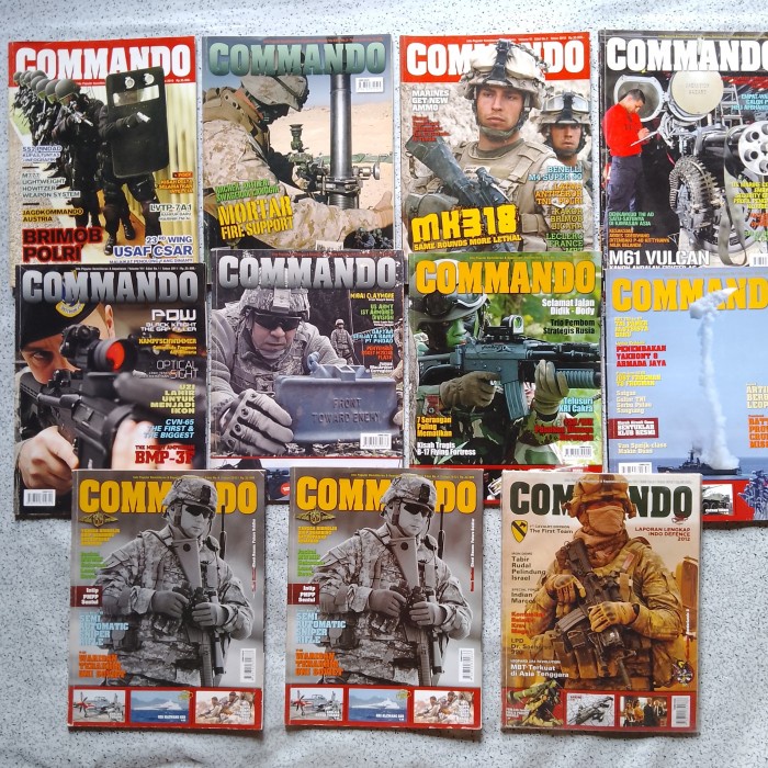 Buku Cabutan Majalah COMMANDO,BRIMOB POLRI Bukan..Judul Lih. Deskripsi