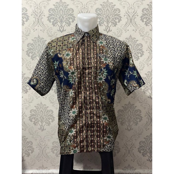 COD//KEMEJA BATIK//KEMEJA BATIK LENGAN PENDEK//KEMEJA BATIK COUPLE HIJAU//TERLARIS