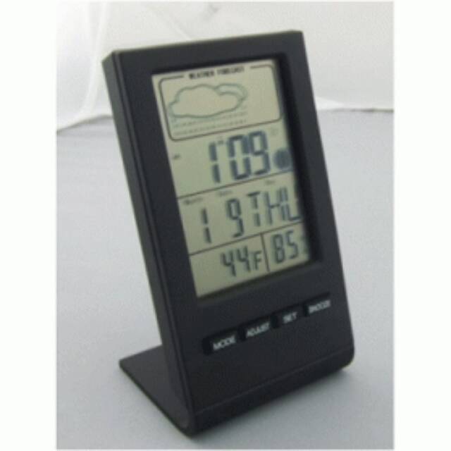 Digital Multifunction Thermometer and Hygrometer with Clock Alarm, Date, Week Calender - DTH-22