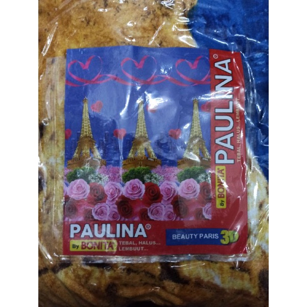 Selimut Paulina By Bonita Ukuran 160 X 200 CM Paling Tebal Dan Halus DiKelasnya Dijamin Tidak Luntur-3