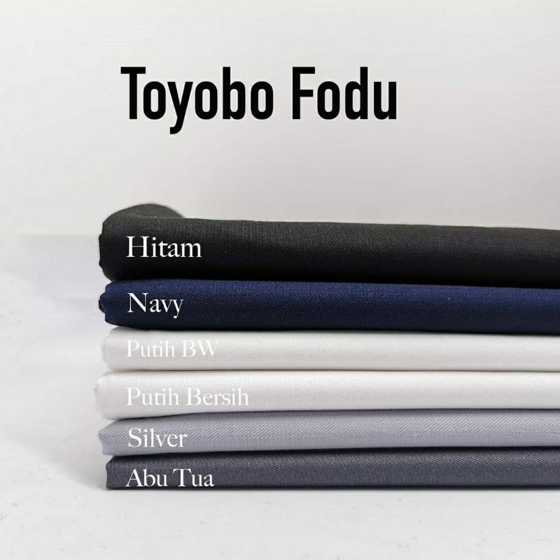 kain bahan toyobo katun japan toyobo premium fodu