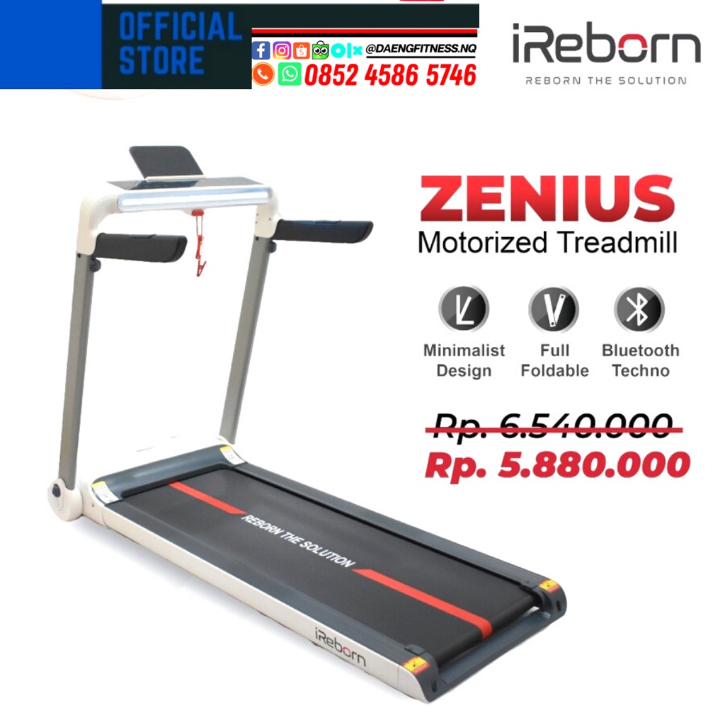 Treadmill  electrik iReborn ZENIUS treadmill smart