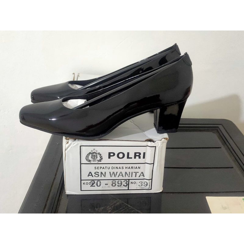 SEPATU DINAS HARIAN ASN Wanita_Secwan / POLWAN