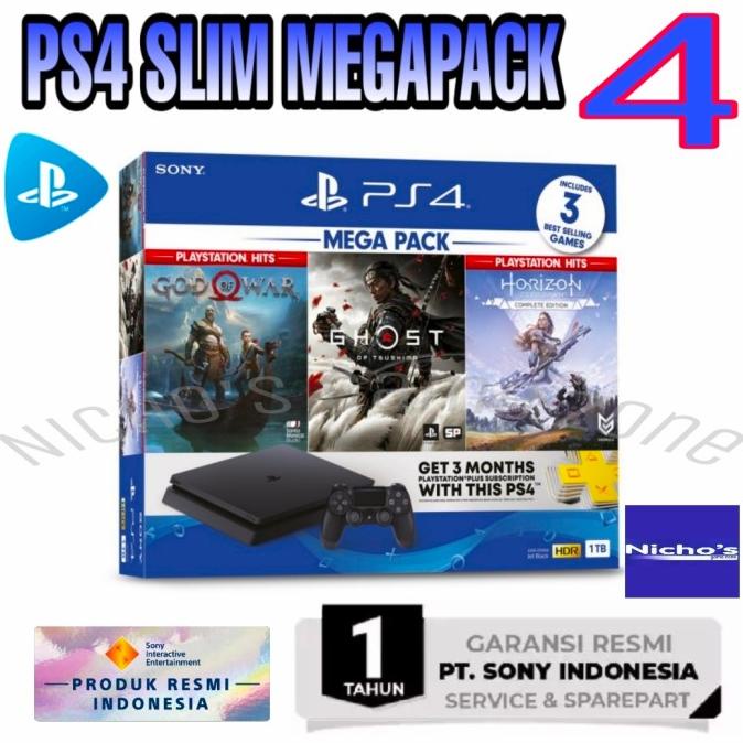 PS4 Slim 1Tb Cuh-2218B Mega pack Bundle