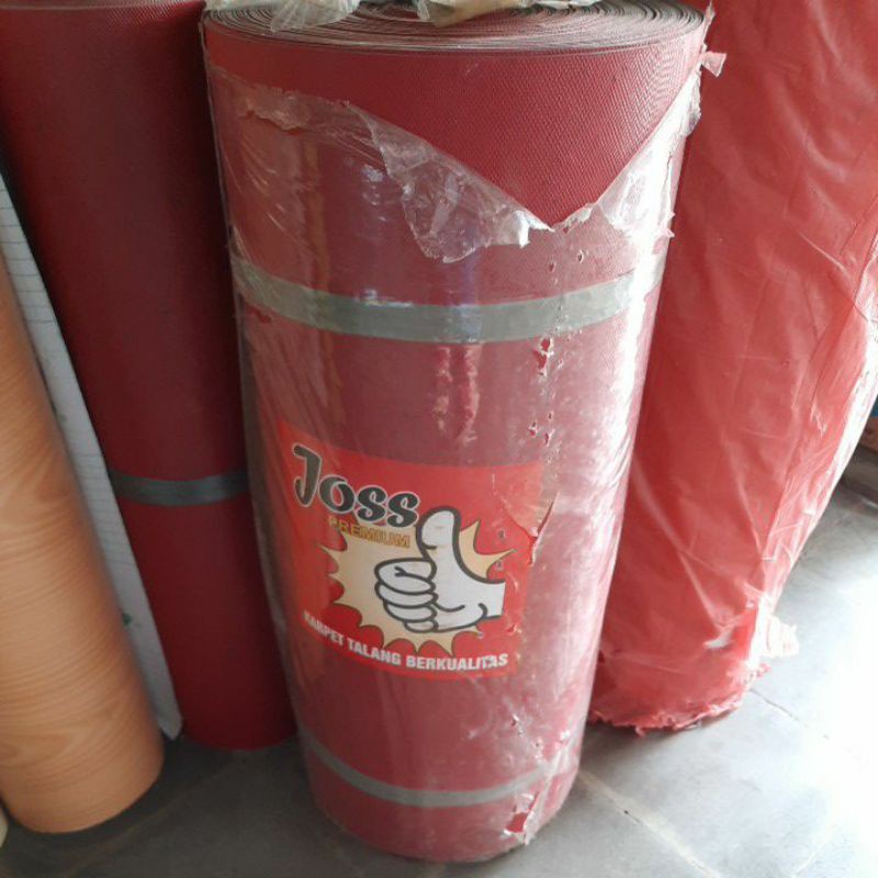 talang karpet merah lebar 60cm merk JOSS