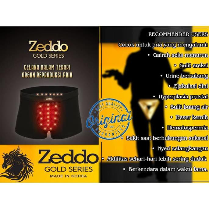 Tarry.Shop Zeddo Gold Series Celana Dalam Kesehatan Pria Original Dari Korea - 2