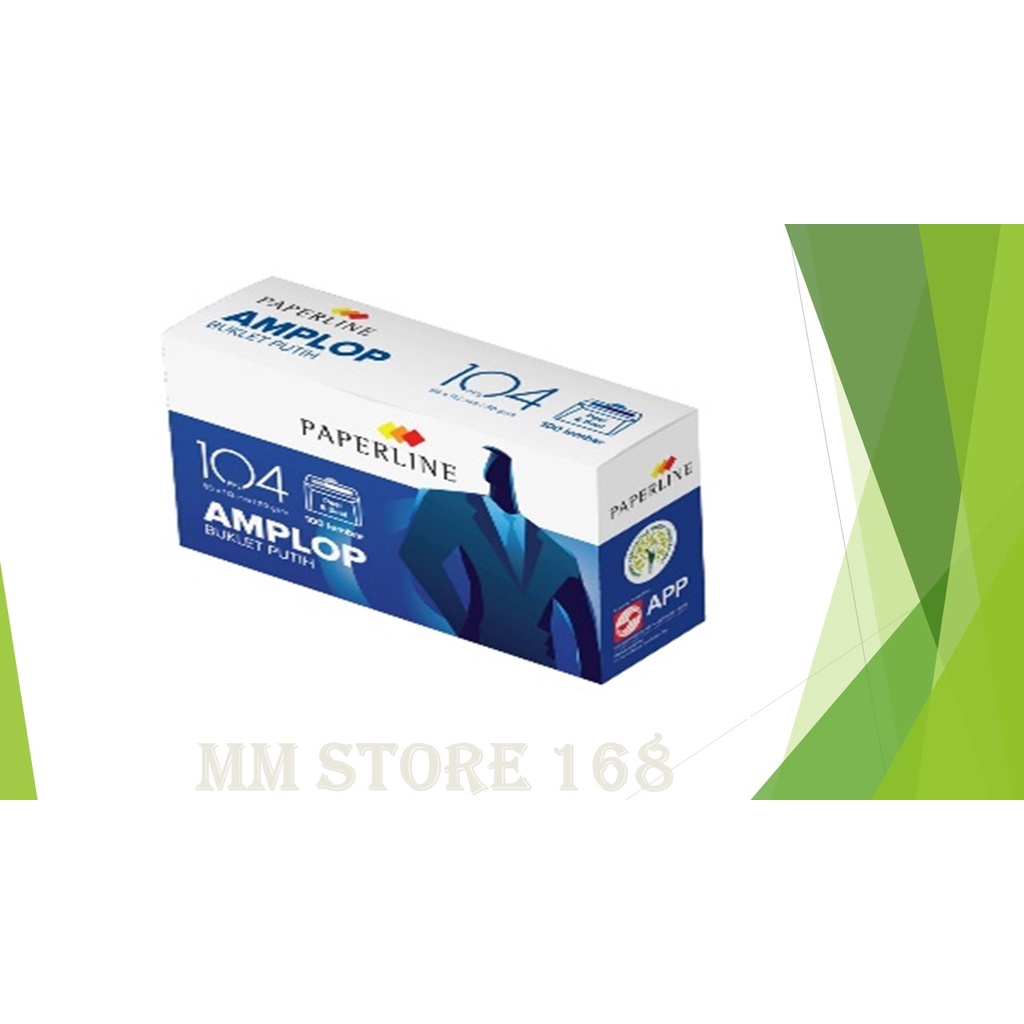 

Amplop Putih No.104 Merk Paperline ( Isi 100 lembar )