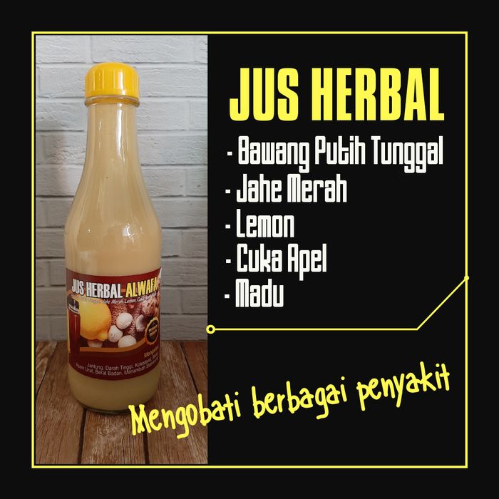 

Jus Bawang Putih Tunggal Lanang | Madu Jahe Merah | Lemon | Cuka Apel - 150 ML