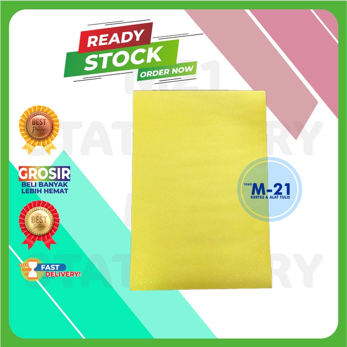 

EVA FOAM ART GLITER BAZIC KUNING 40X60