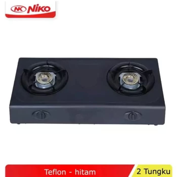 Niko NK-555 Kompor Gas 2 Tungku Bahan Teflon