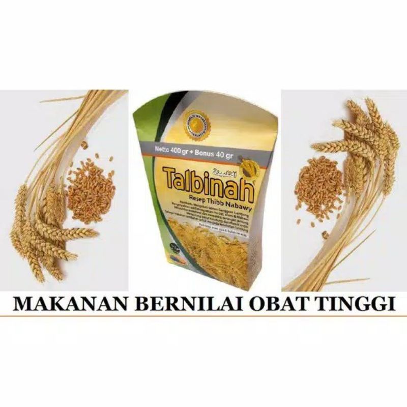 Talbinah Resep Thibb Nabawy 400+40 gram Tepung Gandum Talbinah Original