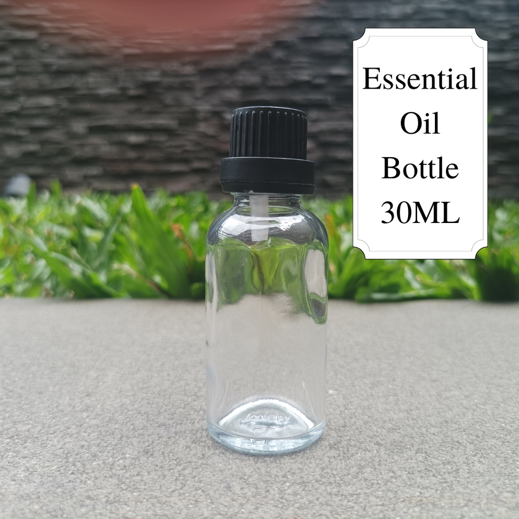 Botol Essential Oil Bening/Botol Filler/Botol Dropper/Botol Tetes 30ml