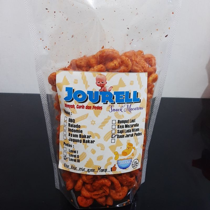 

MAKARONI SNACK JOURELL RENYAH GURIH PEDES BUMBU TERASA SEDEP