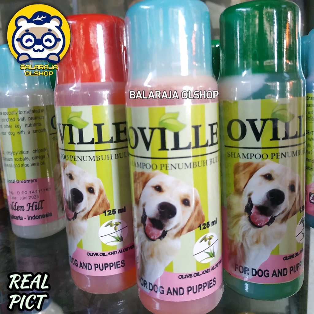 SAMPO ANJING BULU RONTOK SHAMPOO PENUMBUH BULU PUPPY OVILLE DOG