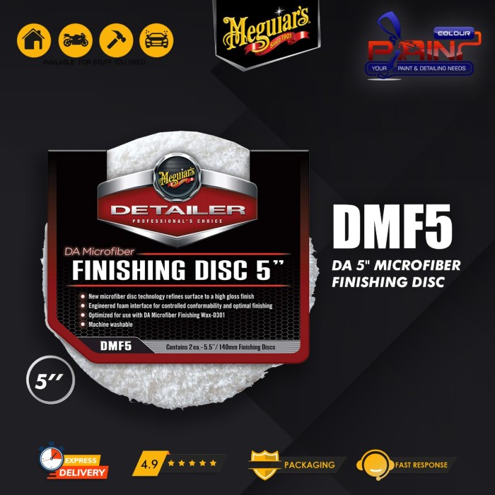 Meguiars - Meguiars DA Microfiber Finishing Disc 5&quot; inch DMF5