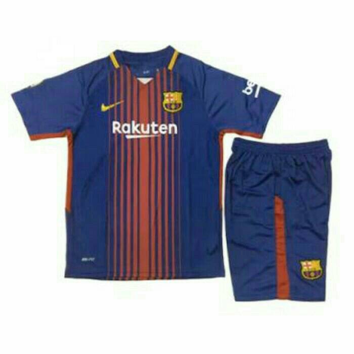 SALE JERSEY KIDS BAJU BOLA ANAK BARCA BARCELONA HOME 2017/2018