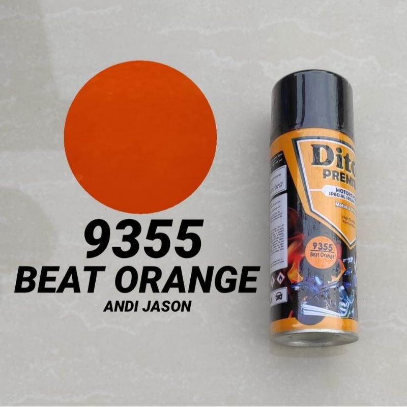 DITON PREMIUM CAT SEMPROT TAHAN BENSIN 400CC 9355 BEAT ORANGE