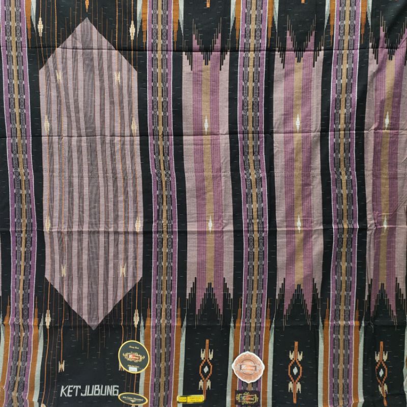 Sarung Tenun Ketjubung SGW Hitam Mercerized