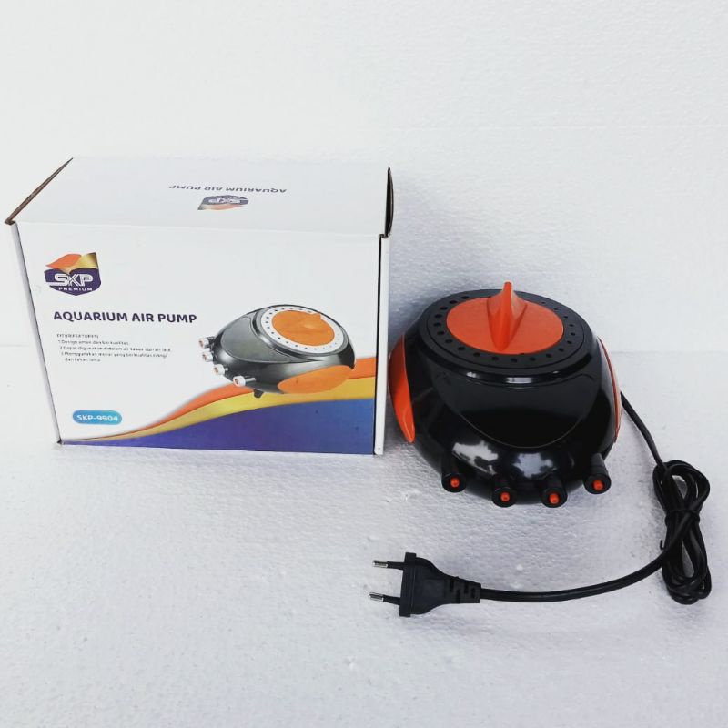 airpump SKP 9904 aerator 4 lubang mesin pompa gelembung udara aquarium dan kolam