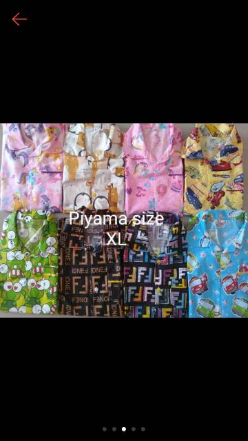 Baju tidur KIDS SIZE (M,L,XL) (bisa pilih motif)