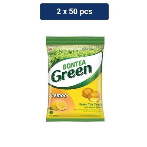 

Bontea Permen Teh Hijau Lemon 2 x 50 Pcs